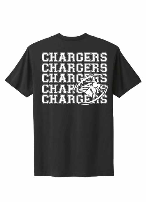 Chargers All Day Tee mockup