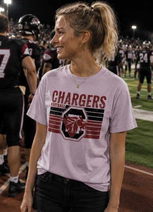 Chargers Women's Retro T-Shirt alternate view