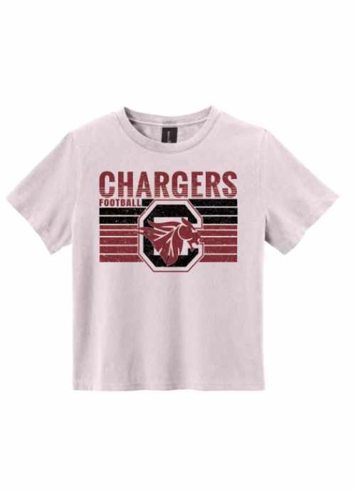 Chargers Women's Retro T-Shirt mockup