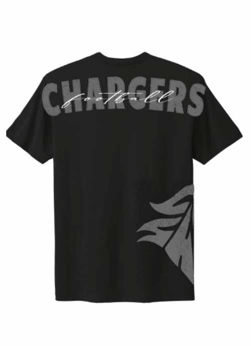 Chargers Football Over Print Tee alternate view